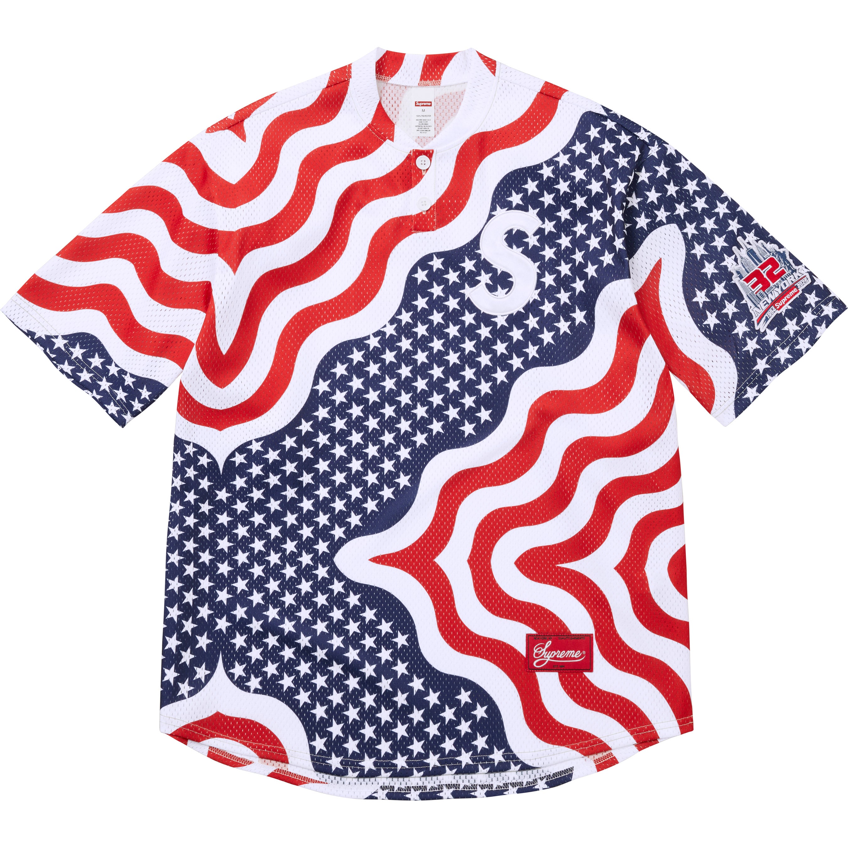 Shop S Logo Baseball Henley view 3